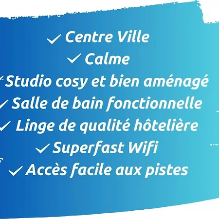 Huez - Cosy - Chaleureux - Calme - Wifi Daire Le Bourg-dʼOisans